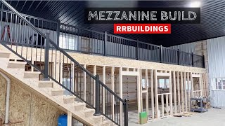 Shop Mezzanine Buildout with Stair Case Build Farm Chains Final [upl. by Notyap669]