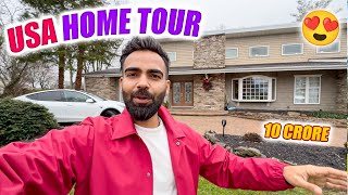 Finally USA Home Tour 😍 Lakhneet Vlogs [upl. by Aniratac]