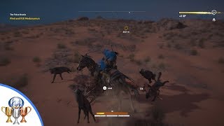 Assassins Creed Origins  Slasher Trophy amp Achievement  Kill 3 enemies with one hit [upl. by Liartnod]