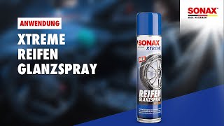 Anwendung SONAX XTREME ReifenGlanzSpray [upl. by Jempty]