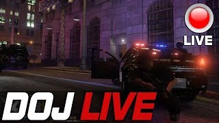 Dept of Justice Cops Role Play Live  Attempted Bank Robbery [upl. by Gerius]