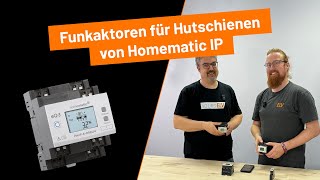 Homematic IP Funkaktoren für die Hutschiene  ELV stellt vor [upl. by Htaras]