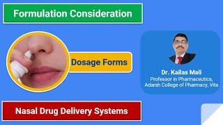 Nasal Drug Delivery Systems ll Nasal Dosage Forms ll NDDS ll Part VI [upl. by Hafler683]