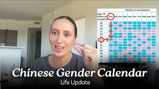 Life Update  Testing the Chinese Gender Prediction Calendar Does It Really Work [upl. by Narra29]