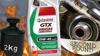 Castrol GTX High Mileage 15W40 Jak skutecznie olej chroni silnik 2kg [upl. by Puna]