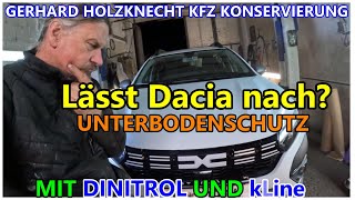 Lässt Dacia nach Unterbodenschutz mit Dinitrol [upl. by Zsazsa]