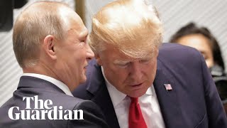 Trump and Putin chat at Apec summit [upl. by Ylahtan]