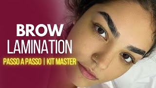 BROW LAMINATION PASSO A PASSO COMPLETO  KIT MASTER  Eyebrows Shapes  Eyebrow Threading [upl. by Gottfried168]