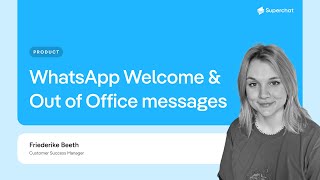 How to set up Welcome amp Out of office messages in WhatsApp [upl. by Ahsenyl]