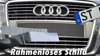 Klett Kennzeichenhalter  Rahmenloses Nummernschild schnell gemacht [upl. by Matthews]