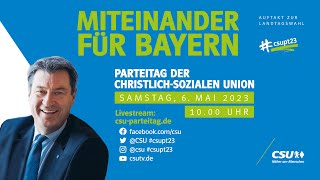 Der CSUParteitag live aus Nürnberg miteinander [upl. by Blaise]