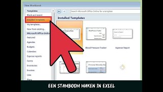 Een stamboom maken in Excel [upl. by Templia389]