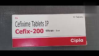 Cefix  200 mg tablet cefixime 200 mg tab Benifits ampside effects [upl. by Eduard901]