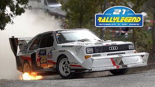 Rally Legend 2023  Big Show amp Crash [upl. by Ainorev]