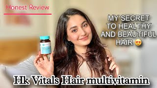 HK Vitals Hair Mutlivitamin  The secret to my healthy and beautiful hair  Honest Review [upl. by Akimihs627]