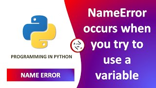 What is NameError in Python  NameError occurs when you try to use a variable python சங்கேமுழங்கு [upl. by Wailoo]