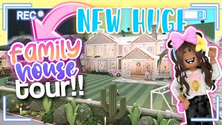 New HUGE Family Roleplay House Tour PREPPY 1M 💖  Roblox Bloxburg Roleplay [upl. by Rochella494]