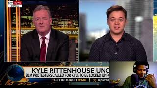 Piers Morgan Kyle Rittenhouse Interview Reaction [upl. by Haimarej855]