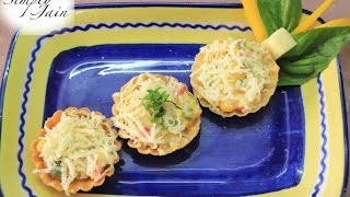 Canapes Recipe  How To Make Canapes Quick Snacks  Vegetarian Recipe  Simply Jain [upl. by Maiga]