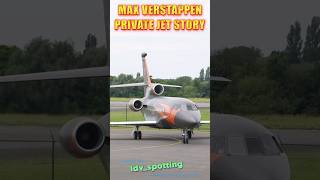 Max Verstappens Private Jet Story  Dassault Falcon 900EX shorts aviation [upl. by Eelirol]