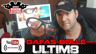 Live Gafas BOLLÉ ULTIM8  Airsoft Review En Español [upl. by Eisele]