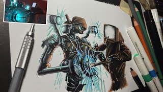 How to draw new strider camera vs tv man \ drawing camerawoman upgrade in Skibdi Toilet 77 part3 [upl. by Aracaj]