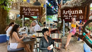 ARTJUNA Cafe Goa ⭐  Best Cafes in Goa  Best Hotel in goa  Goa beaches  Goa food Safari [upl. by Tnahs]