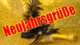 Neujahrsgrüße🍀🐞🎩 Frohes neues Jahr🧨🥂Happy New Year 🥂🍀 [upl. by Llenyt891]