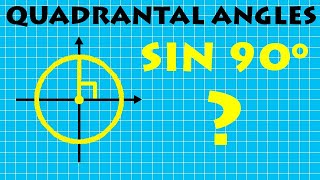 The Quadrantal Angles of 90° or π2  VCE METHODS [upl. by Hnad]