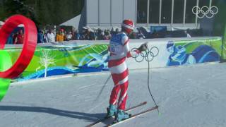 Zurbriggen  Alpine Skiing  Mens Super Combined  Vancouver 2010 Winter Olympic Games [upl. by Crotty]