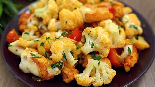 Blumenkohl mit Hähnchenbrust in einer Bratpfanne Einfach schnell und lecker [upl. by Lebasiram]