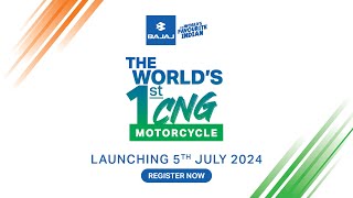 The World’s First CNG Motorcycle  July 5 2024 [upl. by Monda194]