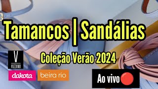 TAMANCOS  SANDÁLIAS  RASTEIRINHAS  DAKOTA CALÇADOS  BEIRARIO CALÇADOS VERÃO 2024 ✨✨ [upl. by Mame]