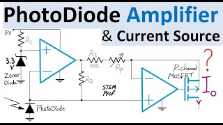 PhotoDiode Amplifier with Op Amp and MOSFET Explained [upl. by Ordisi951]