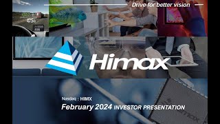 Himax Technologies HIMX Q4 2023 Earnings Presentation [upl. by Akel]