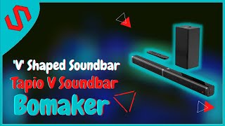 The V Shaped Soundbar Bomaker Tapio V Soundbar Setup  DISCOUNT [upl. by Ottavia]