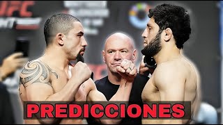 IKRAM ALISKEROV VS ROBERT WHITTAKER PREDICCIONES [upl. by Bowden]