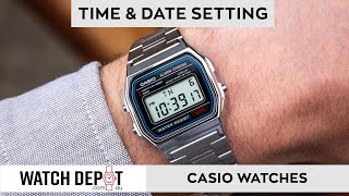 How To Change The Time On Casio Watches [upl. by Bee183]