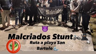 Ruta a playa San Bartolo con puro Malcriado 🥷🏽🌊 [upl. by Rabi737]