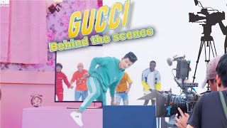 GUCCI song Behind the scenes  Riyaz aly  Aroob khan  Gucci Behind the scenes  Making of Gucci [upl. by Thorndike563]