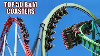 Top 50 Roller Coasters from Bolliger amp Mabillard BampM [upl. by Eudocia]