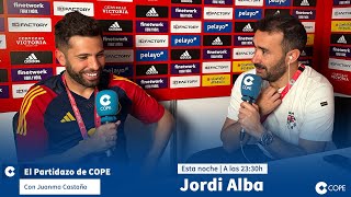 Entrevista a Jordi Alba en el PartidazoCOPE [upl. by Bravar]