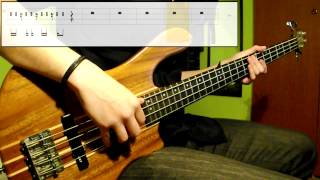 Bruno Mars  Treasure Bass Cover Play Along Tabs In Video [upl. by Milda]