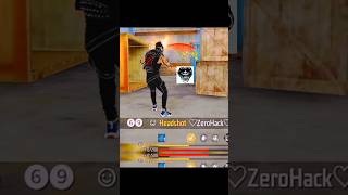 free fire only one tap king VS zero hack freefire shortsfeed ff [upl. by Odnalref]