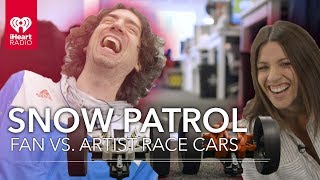 Snow Patrol Chasing Cars  Racing Cars With A Fan  Fan vs Artist Race Cars [upl. by Uphemia242]