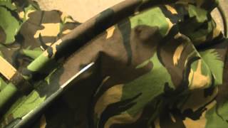 Dutch Army Hooped Bivi Bag  MODIFIED  ideal for wild camping uk [upl. by Lili]