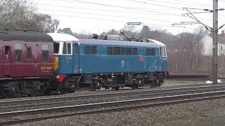 86259 on Gamston Bank with the Whitby Flyer [upl. by Denison]