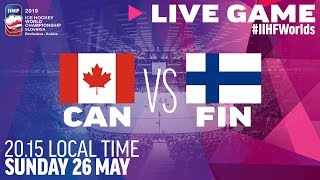 CanadaFinland  Gold Medal Game  Full Game  2019 IIHF Ice Hockey World Championship [upl. by Ahsilef527]