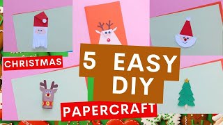 TUTO DIY Noël créatif en papier pour les enfants  papercraft [upl. by Senoj]