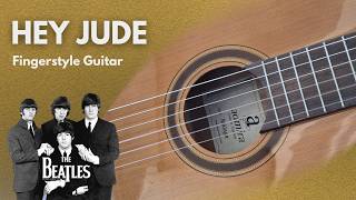 HEY JUDE The Beatles  Fingerstyle Guitar [upl. by Schwartz]